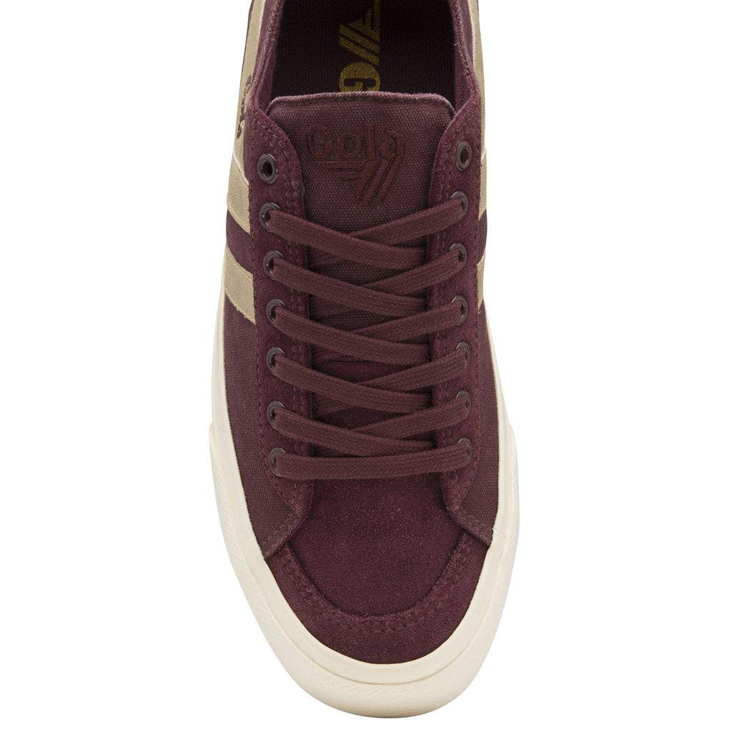 Gola Classics Quota II Mirror Plimsoll Sneakers Doradas Colombia | 752NCOTQI