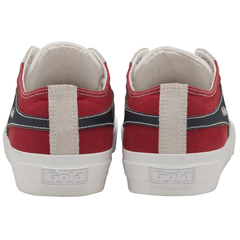 Gola Classics Quota II RWB Plimsoll Sneakers Blancas Rojas Azul Marino Colombia | 234KZMIOJ