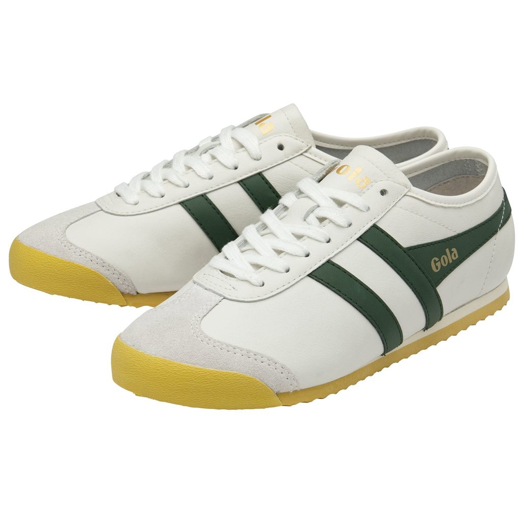 Gola Classics Race Leather Sneakers Blancas Colombia | 821REIYXH