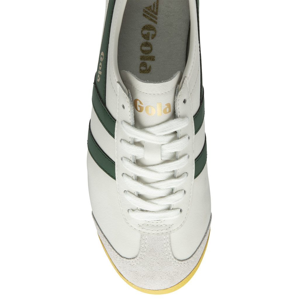 Gola Classics Race Leather Sneakers Blancas Colombia | 821REIYXH