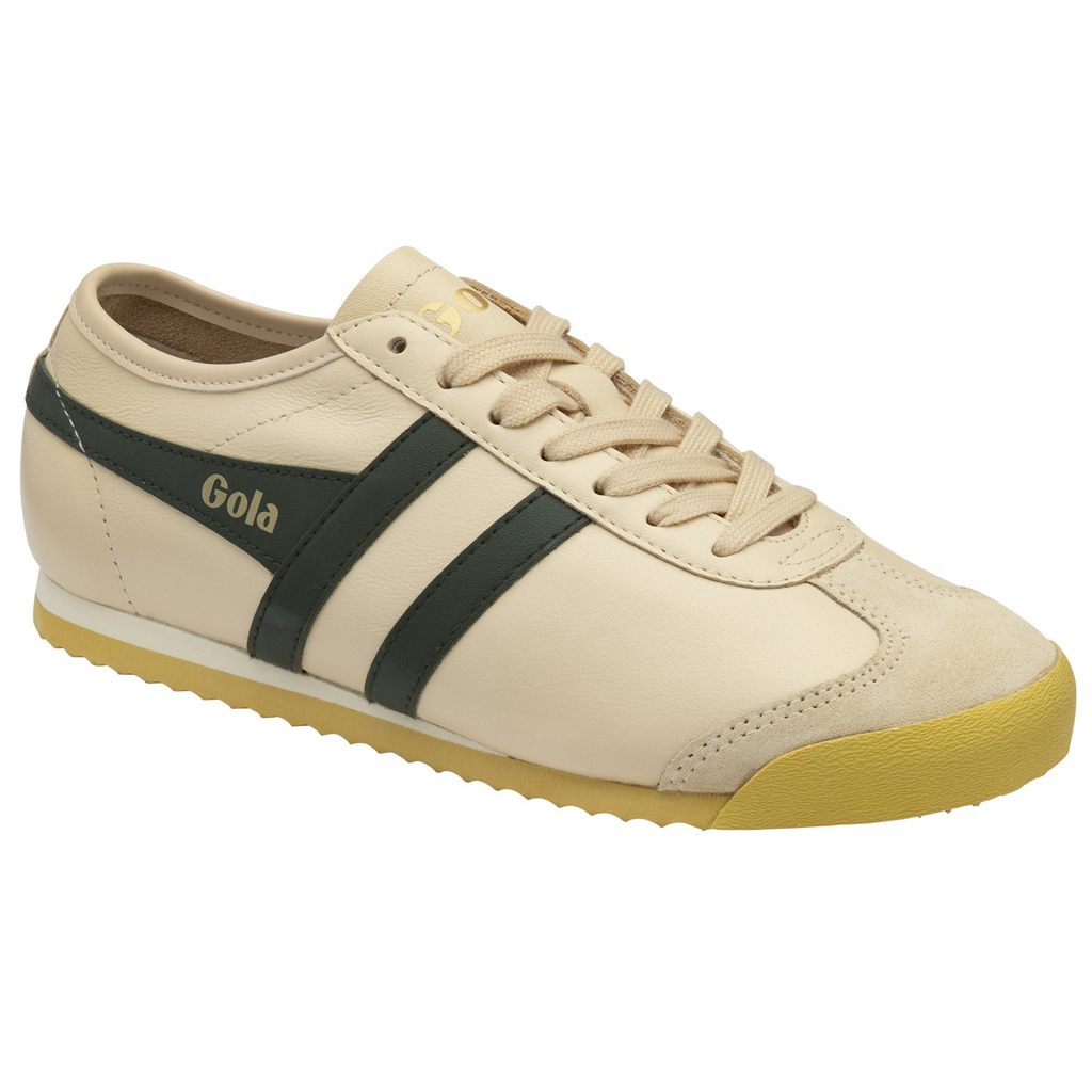 Gola Classics Race Leather Sneakers Kaki Oscuro Colombia | 504SURAPW