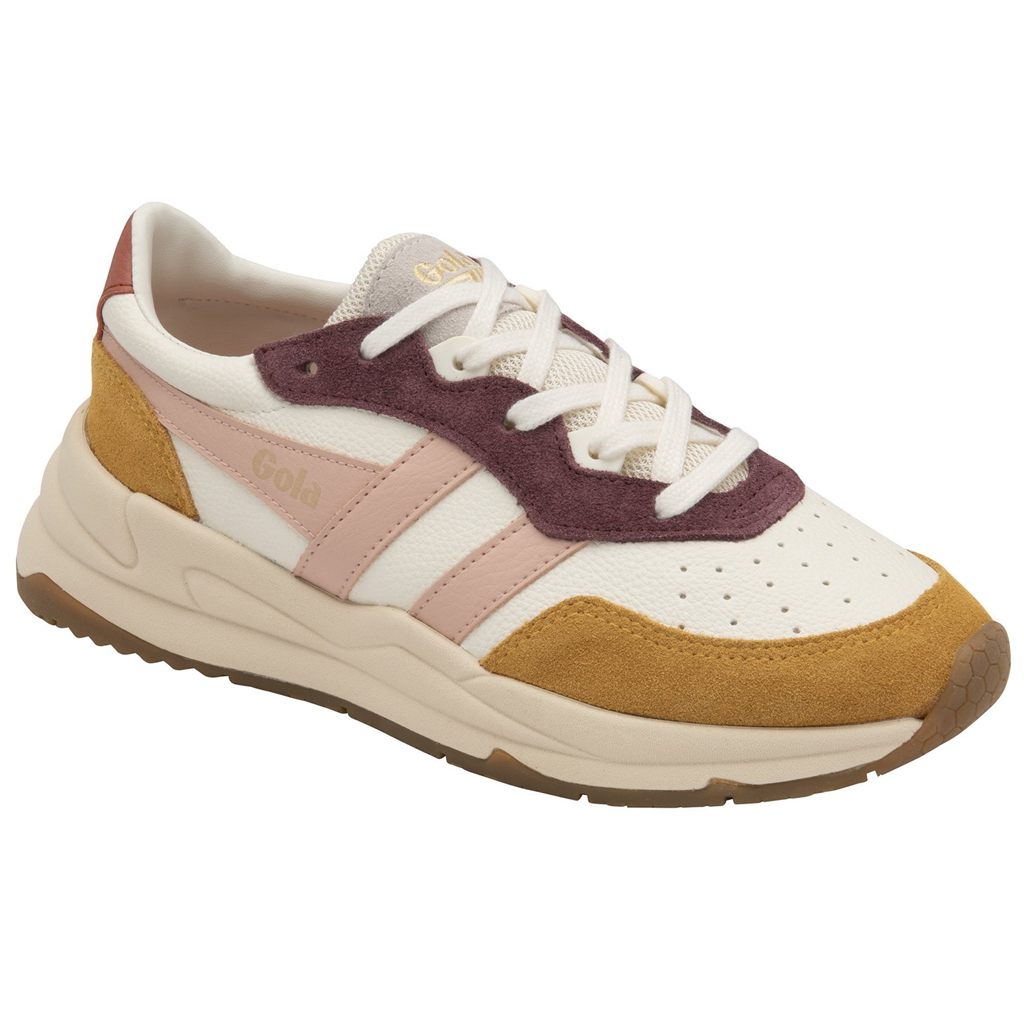 Gola Classics Saturn Quadrant Sneakers Blancas Rosas Naranjas Colombia | 798AMKVTG