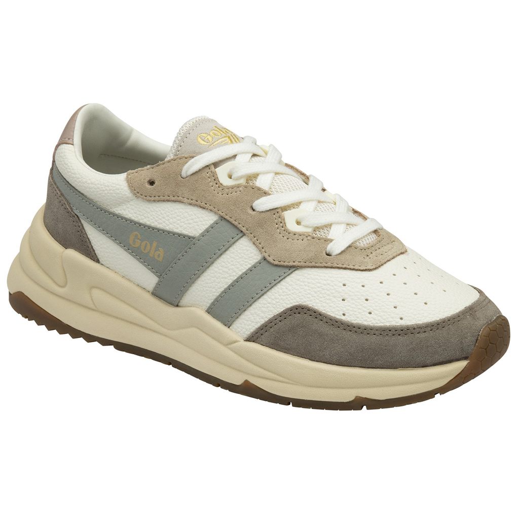 Gola Classics Saturn Quadrant Sneakers Blancas Gris Claro Colombia | 190JLNEOM