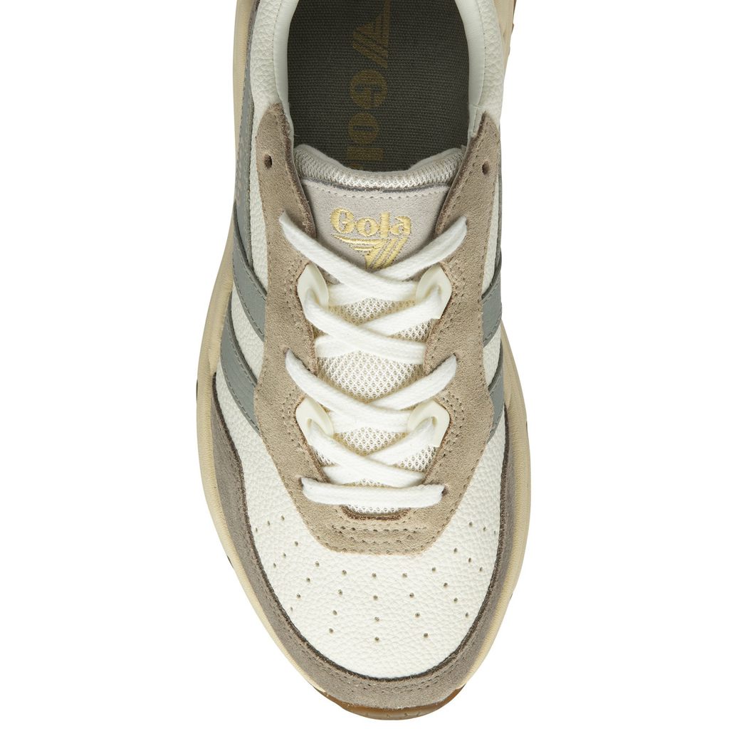 Gola Classics Saturn Quadrant Sneakers Blancas Gris Claro Colombia | 190JLNEOM