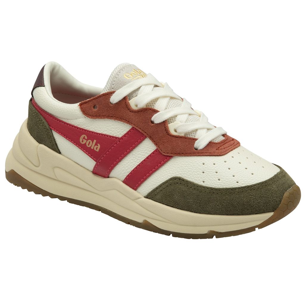 Gola Classics Saturn Quadrant Sneakers Blancas Kaki Colombia | 596WTRUSD