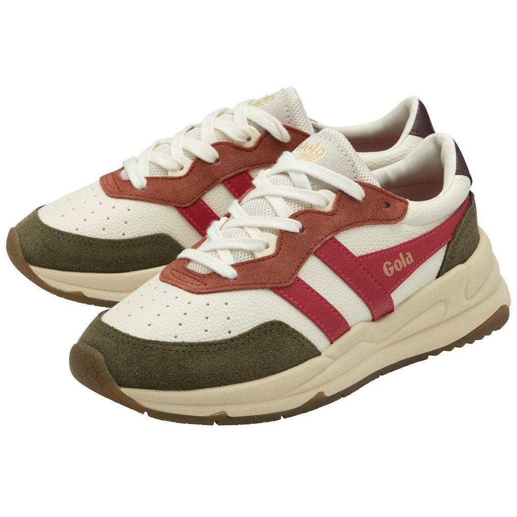 Gola Classics Saturn Quadrant Sneakers Blancas Kaki Colombia | 596WTRUSD
