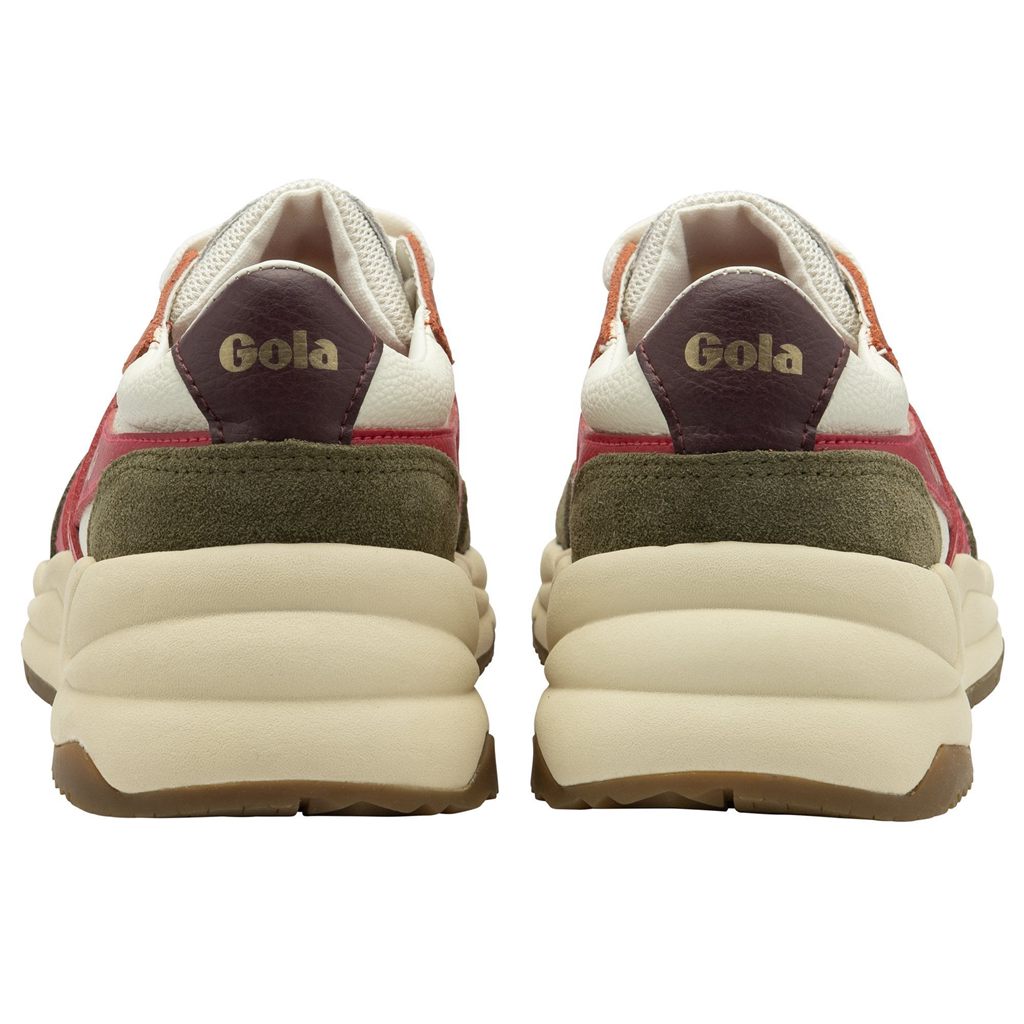Gola Classics Saturn Quadrant Sneakers Blancas Kaki Colombia | 596WTRUSD