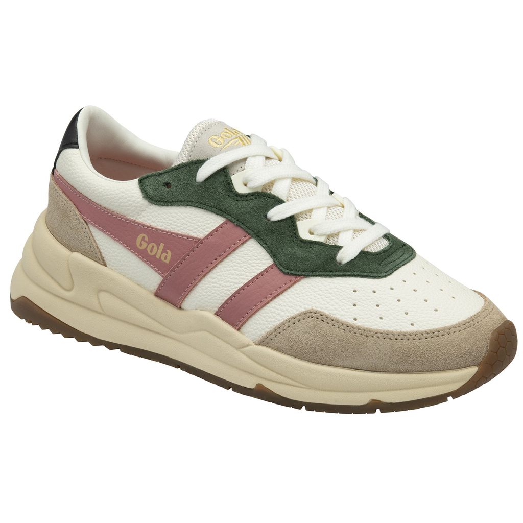 Gola Classics Saturn Quadrant Sneakers Blancas Coral Rosas Colombia | 634DGZQBO