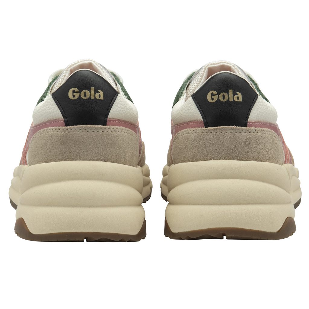 Gola Classics Saturn Quadrant Sneakers Blancas Coral Rosas Colombia | 634DGZQBO