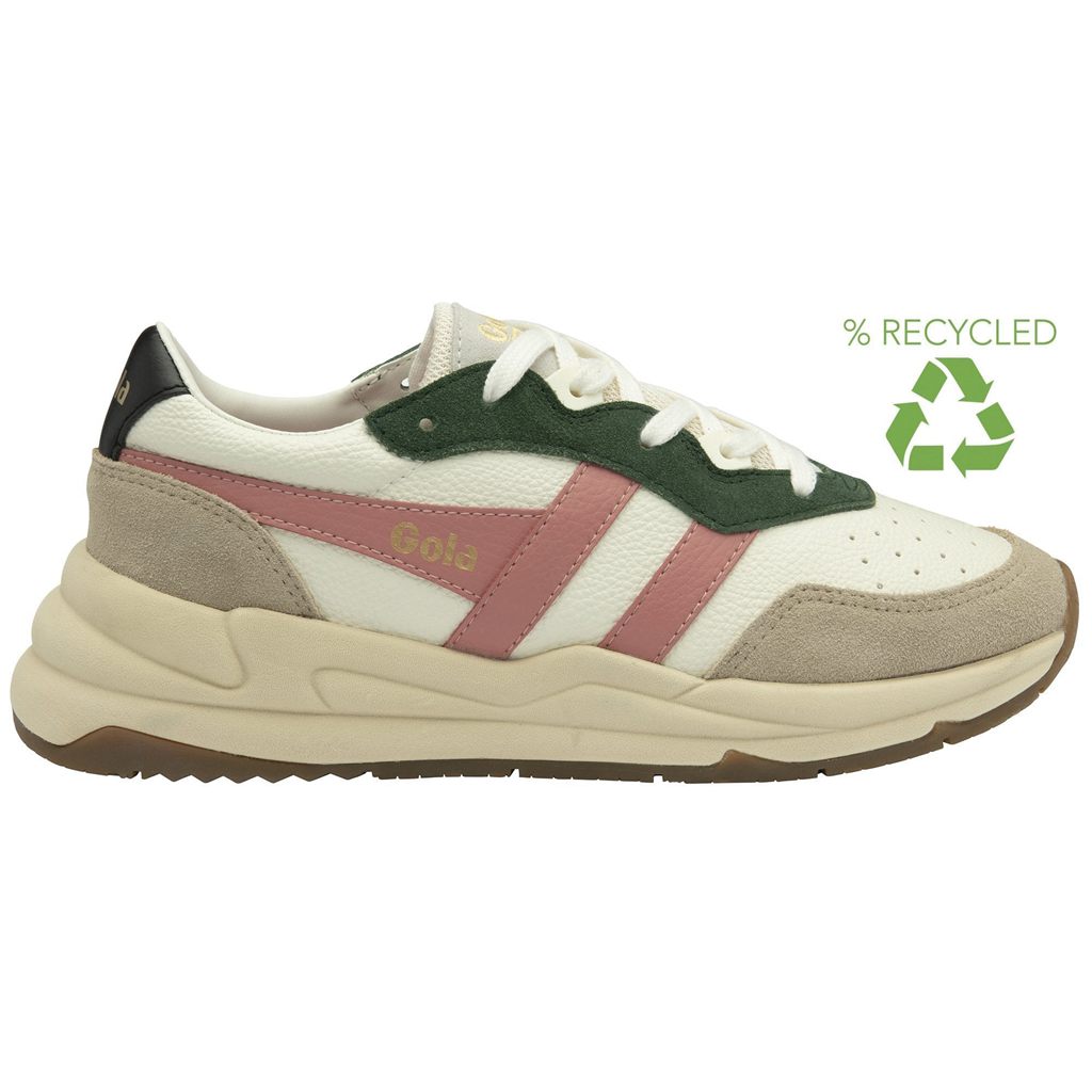 Gola Classics Saturn Quadrant Sneakers Blancas Coral Rosas Colombia | 634DGZQBO