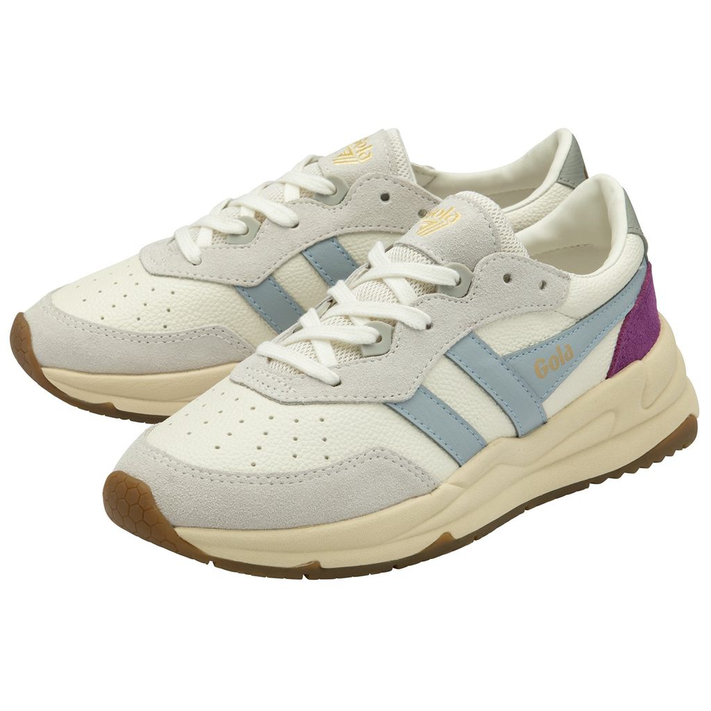 Gola Classics Saturn Sneakers Blancas Azules Colombia | 172EQYRIH