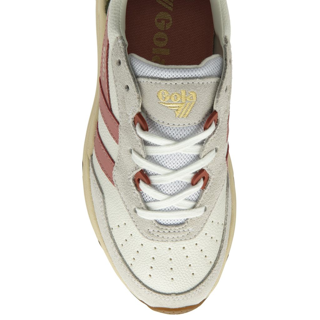 Gola Classics Saturn Sneakers Blancas Coral Rosas Kaki Colombia | 176PHQDNX