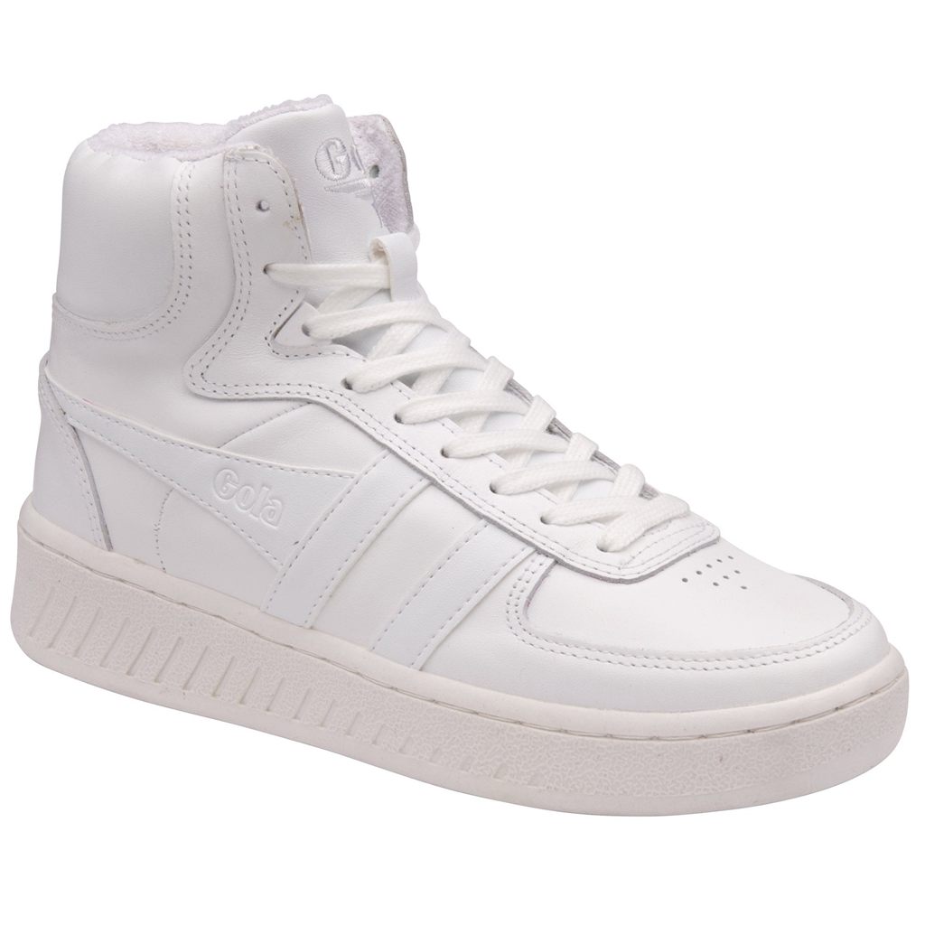 Gola Classics Slam High Sneakers Blancas Blancas Colombia | 153XEPZRA