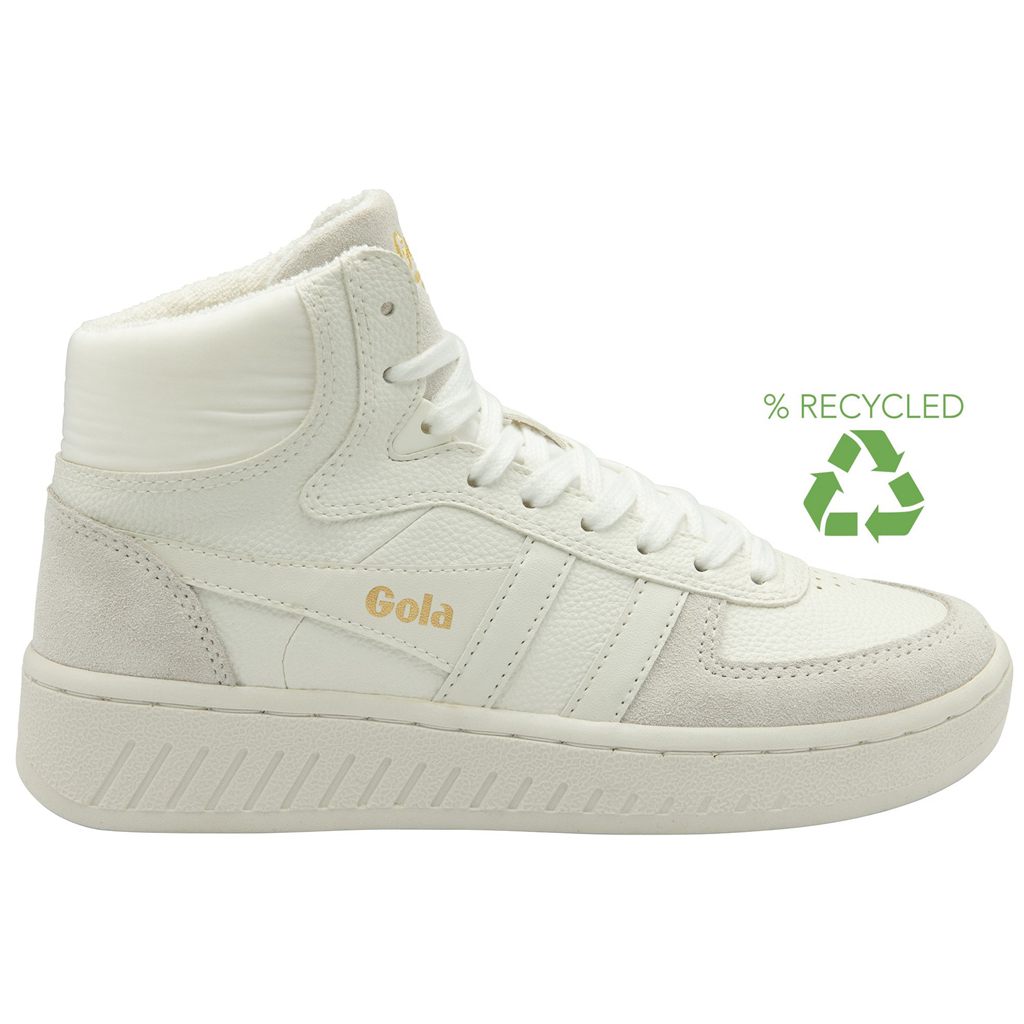 Gola Classics Slam Trident Sneakers Blancas Blancas Colombia | 961CWSFNP