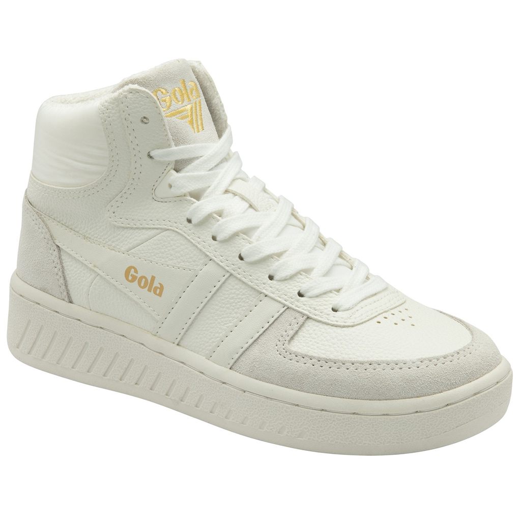 Gola Classics Slam Trident Sneakers Blancas Blancas Colombia | 961CWSFNP