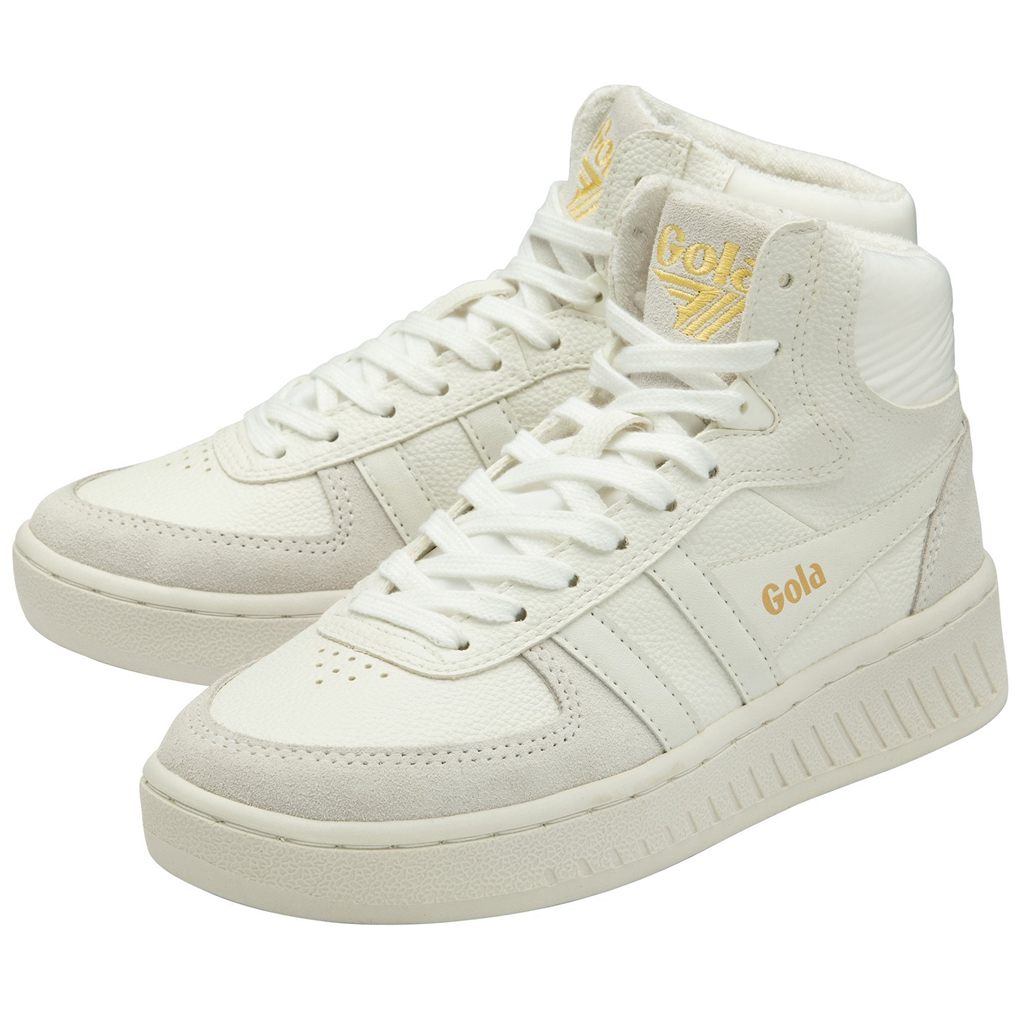 Gola Classics Slam Trident Sneakers Blancas Blancas Colombia | 961CWSFNP
