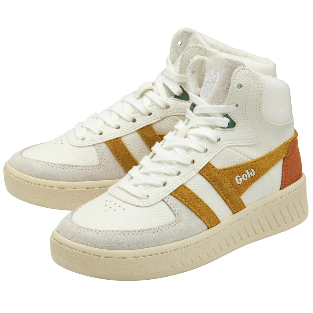 Gola Classics Slam Trident Sneakers Blancas Naranjas Colombia | 175FAPNKW