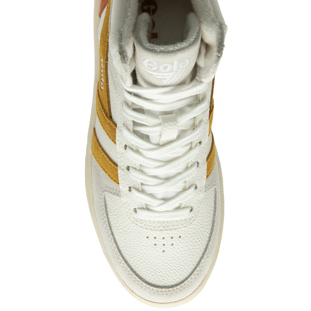 Gola Classics Slam Trident Sneakers Blancas Naranjas Colombia | 175FAPNKW