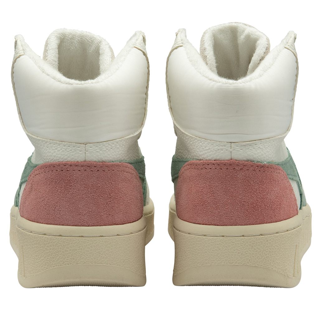 Gola Classics Slam Trident Sneakers Blancas Verde Coral Rosas Colombia | 572KEBQRP