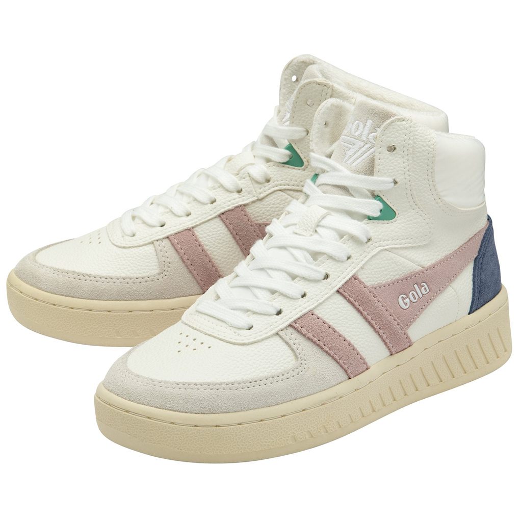 Gola Classics Slam Trident Sneakers Blancas Rosas Colombia | 861ZRQLAW