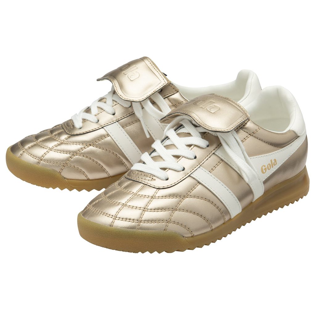Gola Classics Stadium '86 Sneakers Doradas Blancas Colombia | 405XATGLU