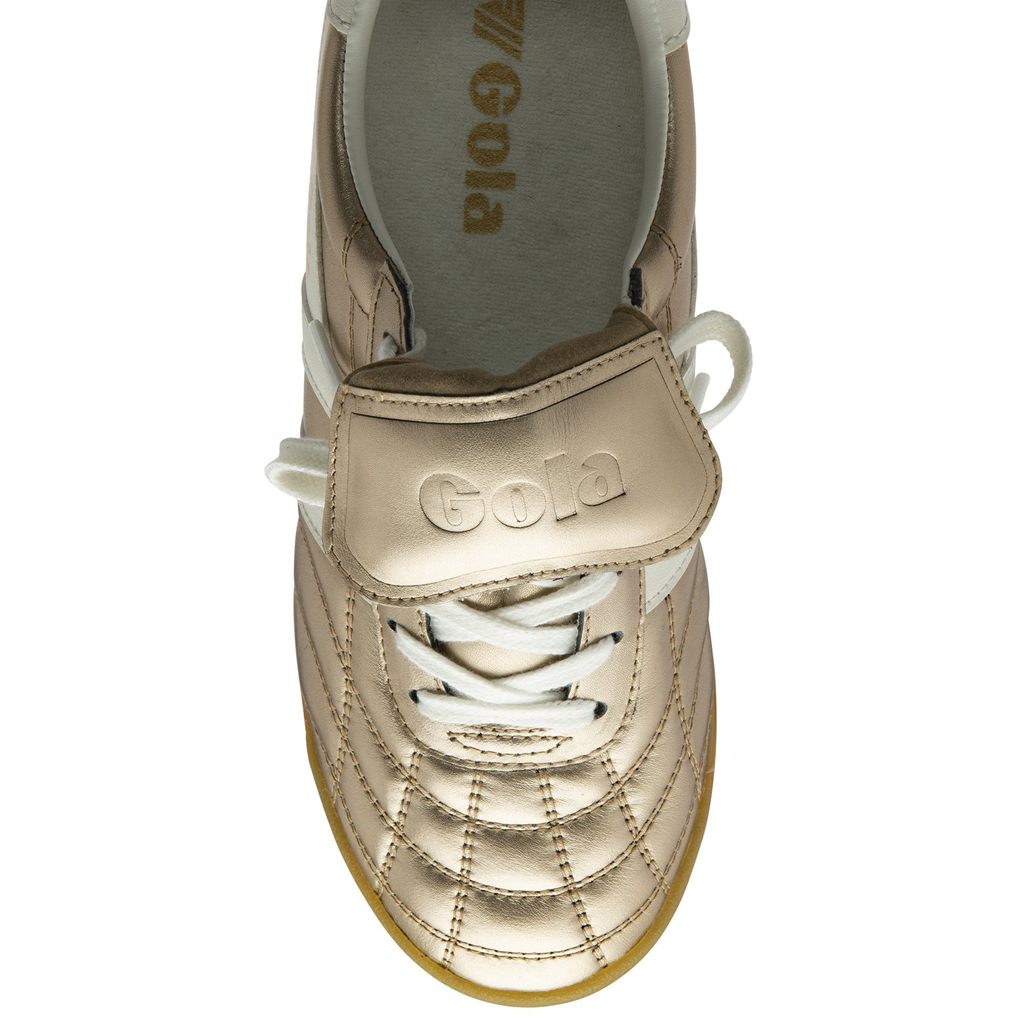 Gola Classics Stadium '86 Sneakers Doradas Blancas Colombia | 405XATGLU