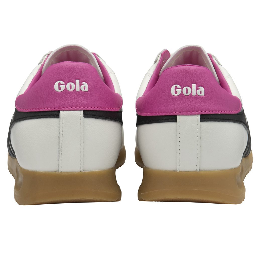 Gola Classics Stadium Sneakers Blancas Negras Rosas Colombia | 615PLMGID