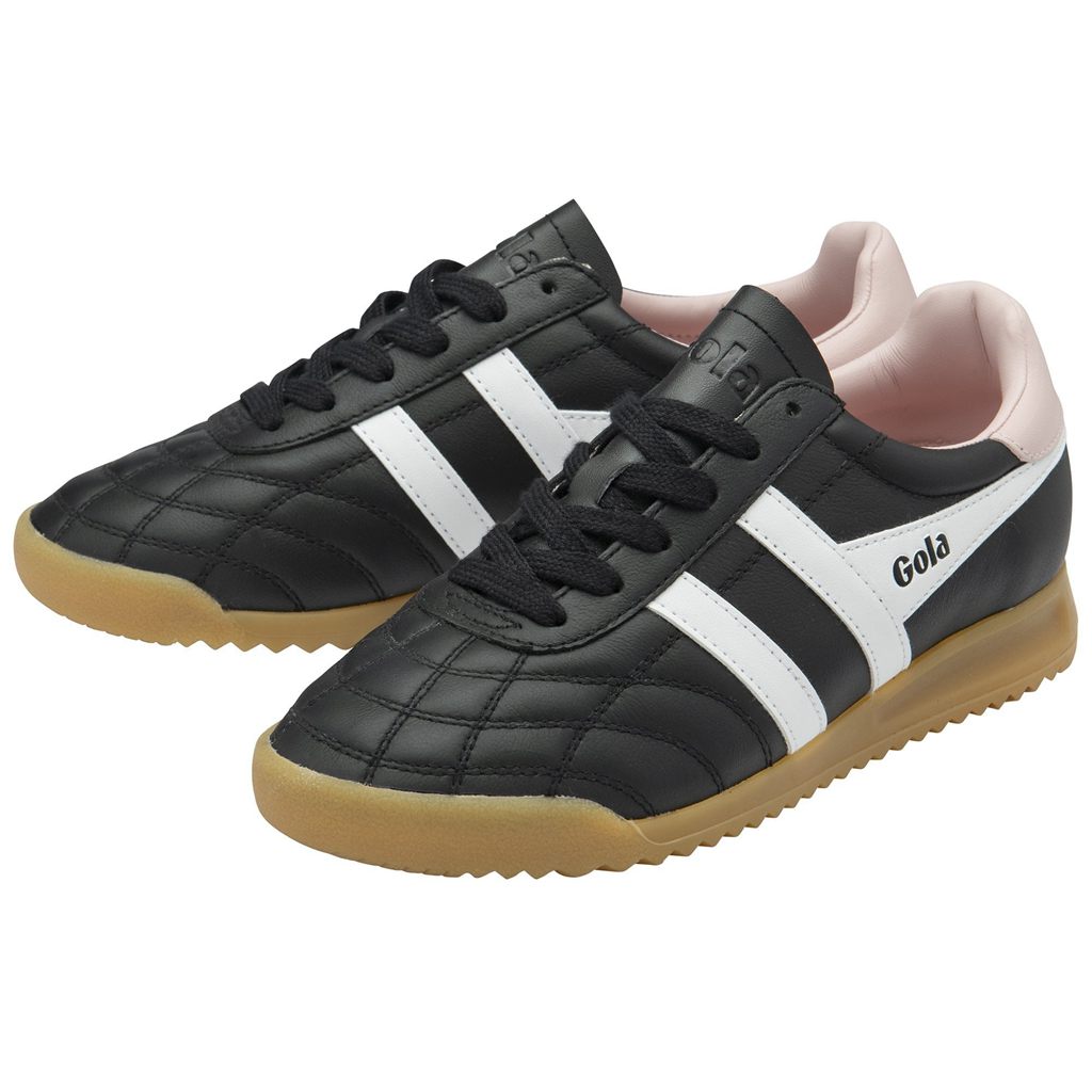 Gola Classics Stadium Sneakers Negras Blancas Rosas Colombia | 053SJVGBK