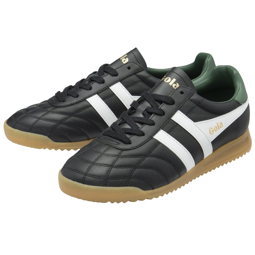 Gola Classics Stadium Sneakers Negras Blancas Colombia | 685NTHEDQ
