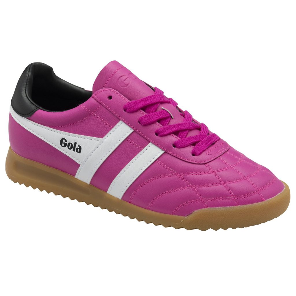Gola Classics Stadium Sneakers Rosas Blancas Negras Colombia | 805RJCYGE