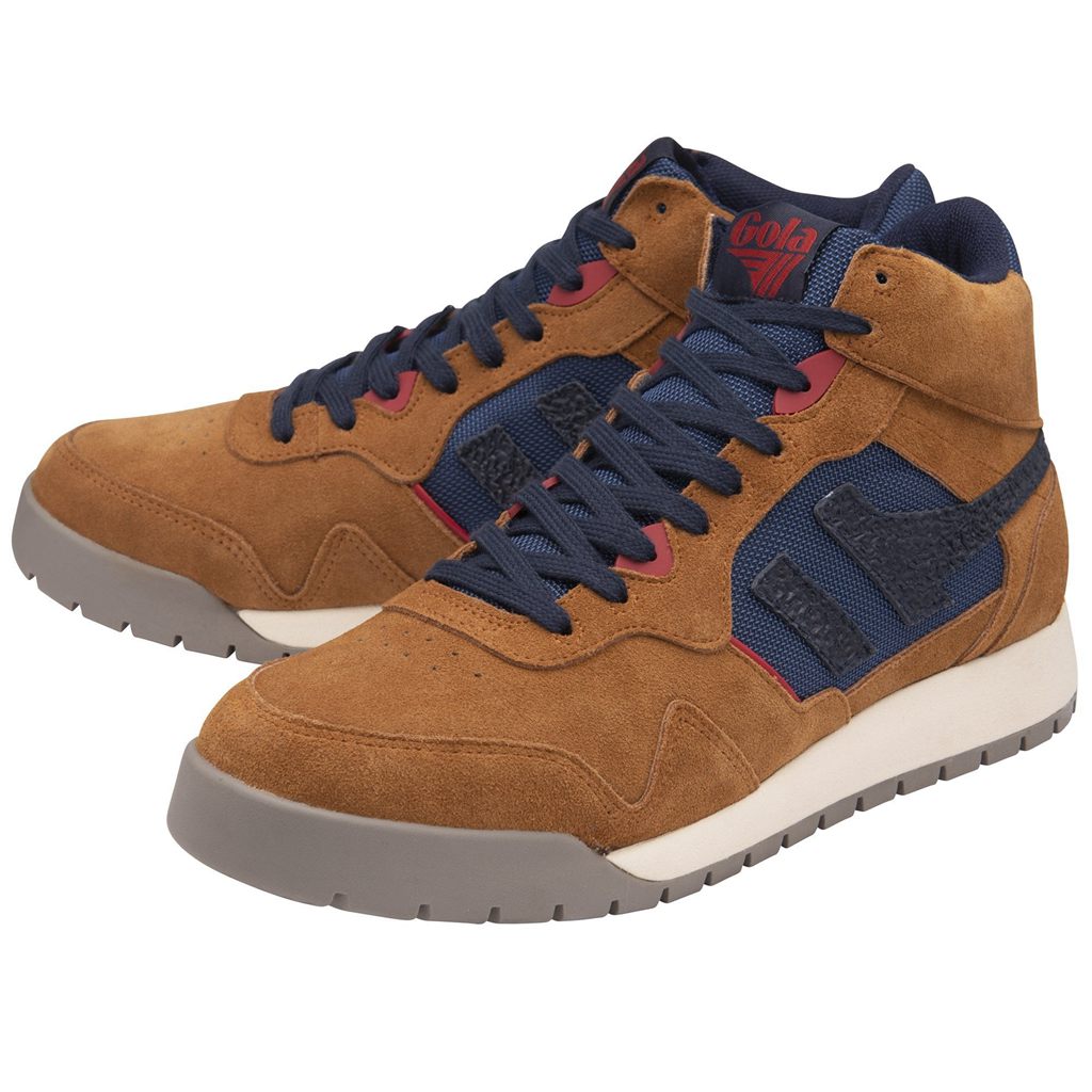 Gola Classics Summit High Sneakers Azul Marino Colombia | 127DGRJYX