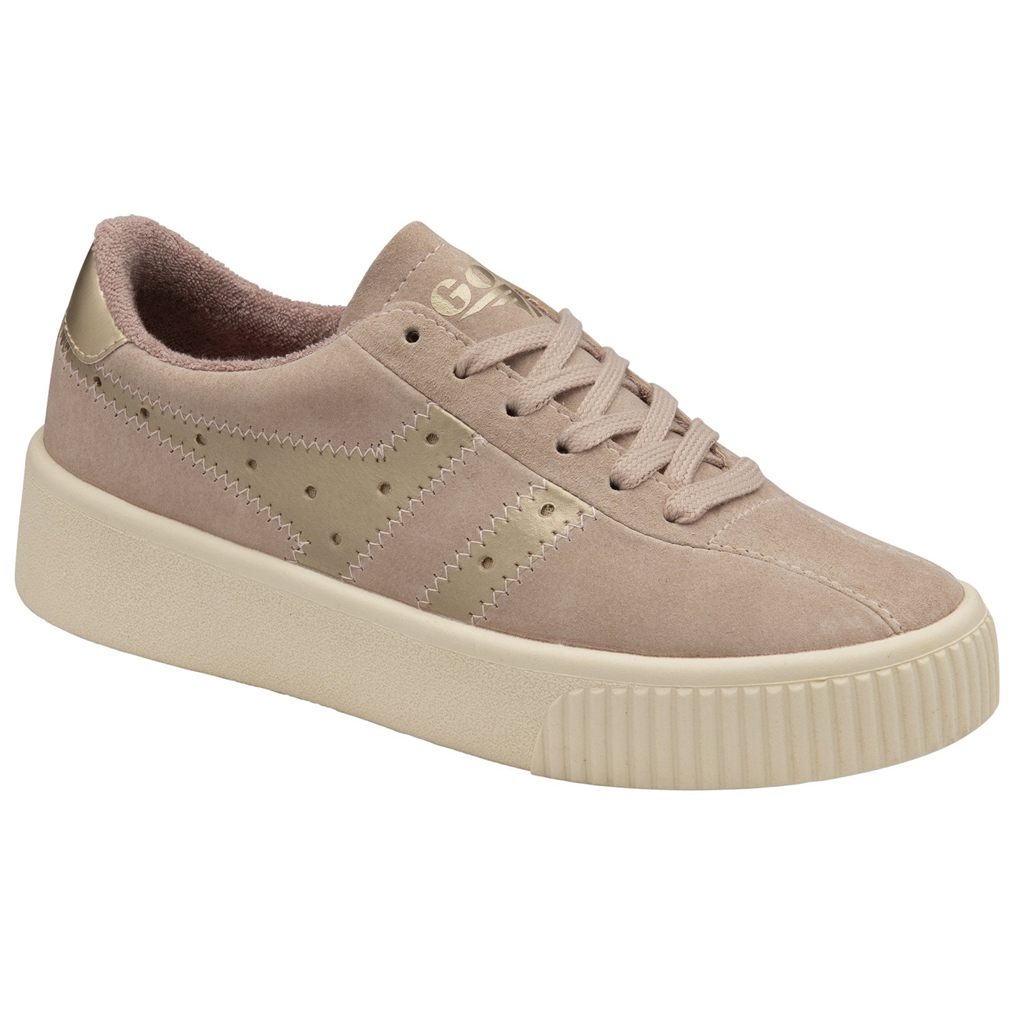 Gola Classics Super Court Metallic Sneakers Doradas Colombia | 018FIVSPK