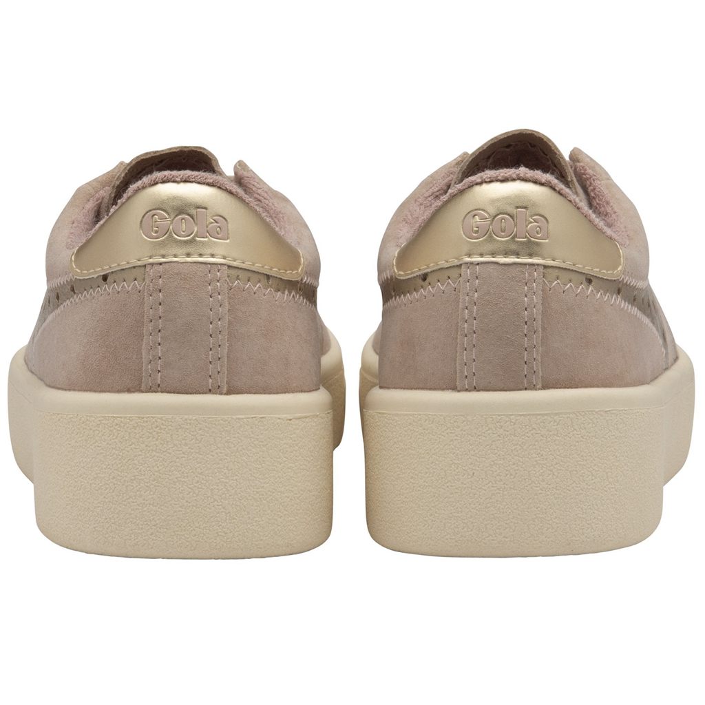 Gola Classics Super Court Metallic Sneakers Doradas Colombia | 018FIVSPK