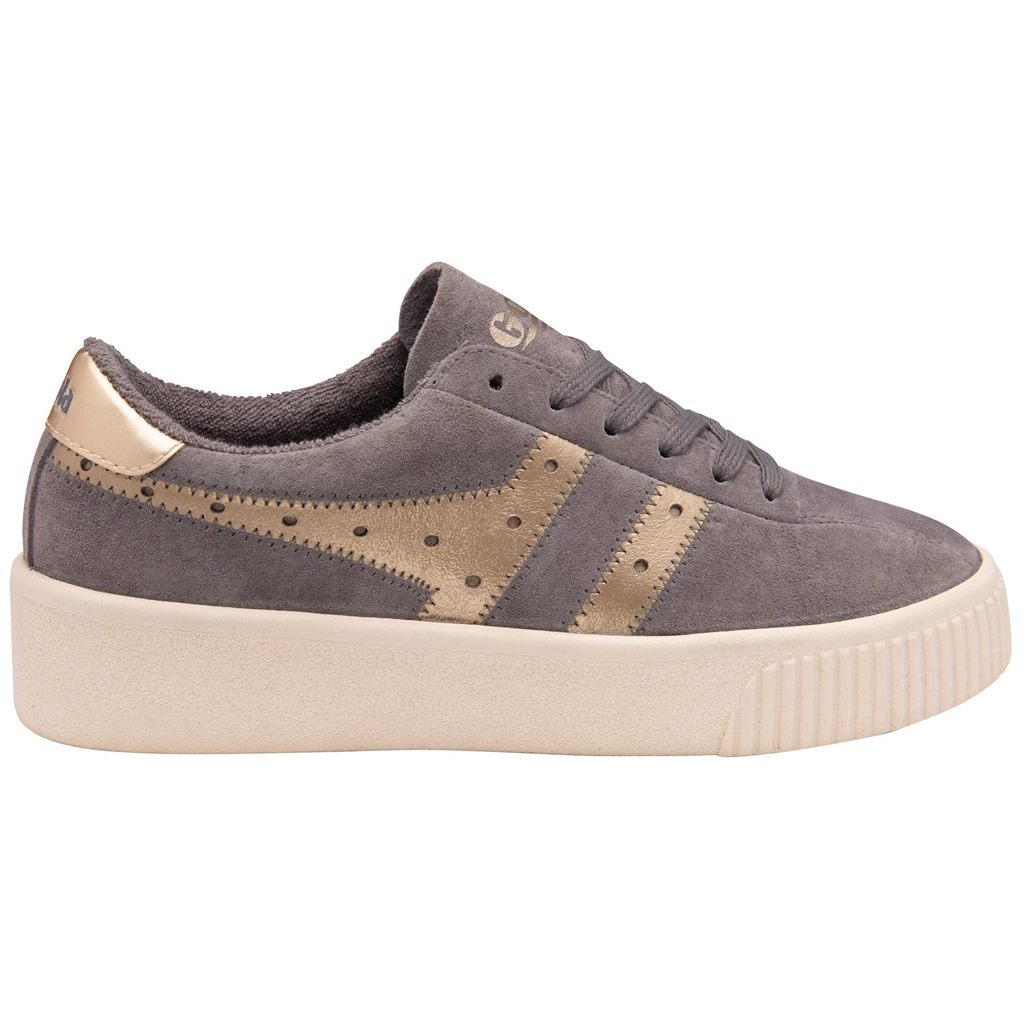 Gola Classics Super Court Metallic Sneakers Doradas Colombia | 982CPFZBN