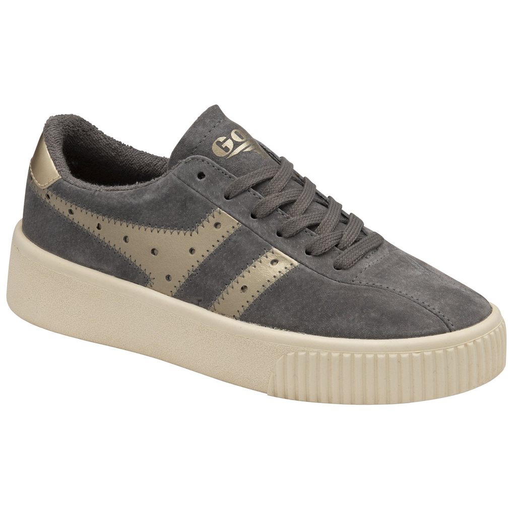 Gola Classics Super Court Metallic Sneakers Doradas Colombia | 982CPFZBN