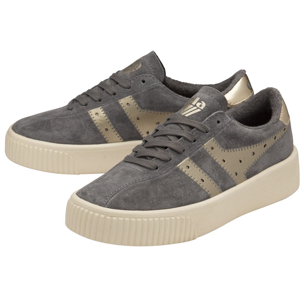 Gola Classics Super Court Metallic Sneakers Doradas Colombia | 982CPFZBN