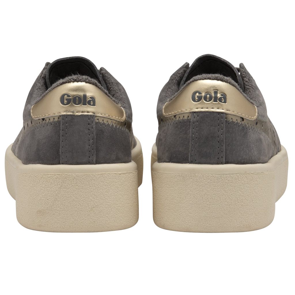 Gola Classics Super Court Metallic Sneakers Doradas Colombia | 982CPFZBN