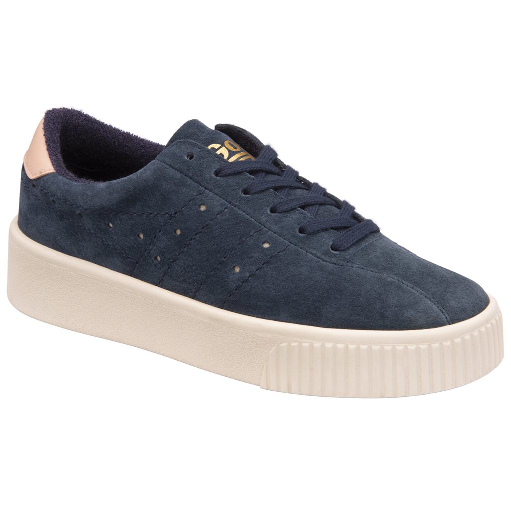 Gola Classics Super Court Suede Sneakers Azul Marino Rosas Colombia | 097EWHBKU