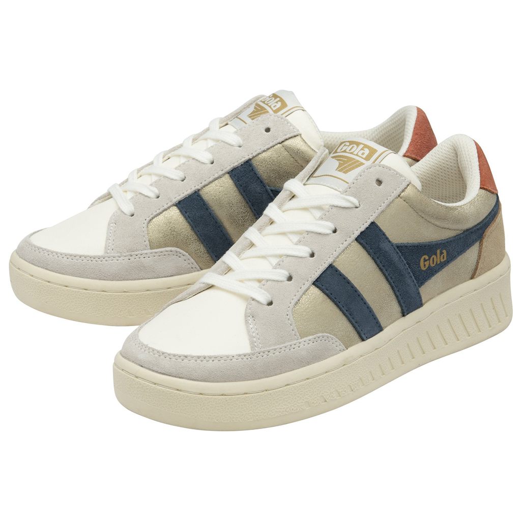 Gola Classics Superslam Blaze Sneakers Doradas Naranjas Colombia | 023UOKVDF