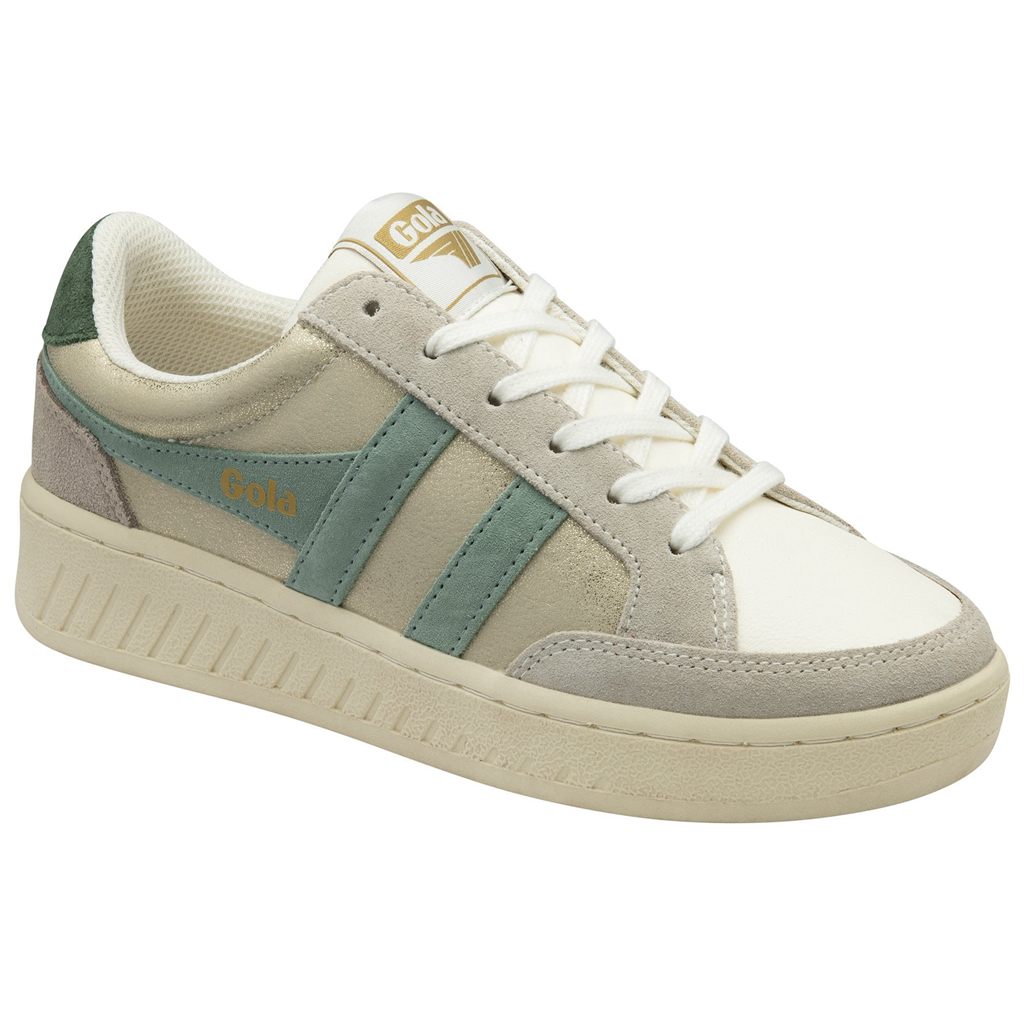 Gola Classics Superslam Blaze Sneakers Doradas Verde Colombia | 167DSUEZK