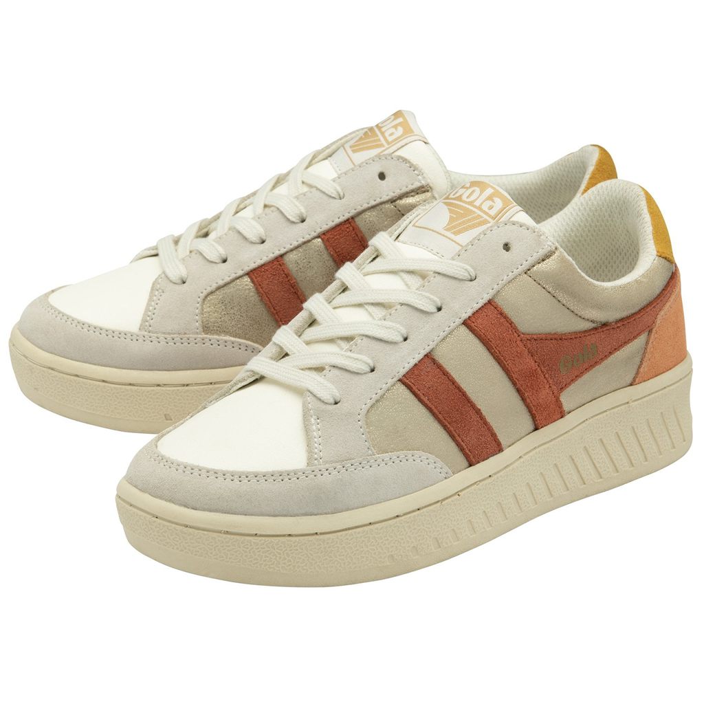 Gola Classics Superslam Blaze Sneakers Doradas Naranjas Colombia | 945ODVSQP