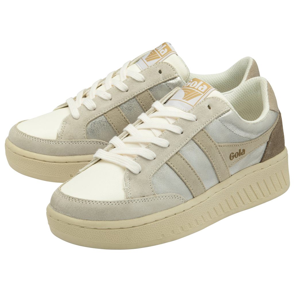 Gola Classics Superslam Blaze Sneakers Plateadas Gris Colombia | 016MDWZCR