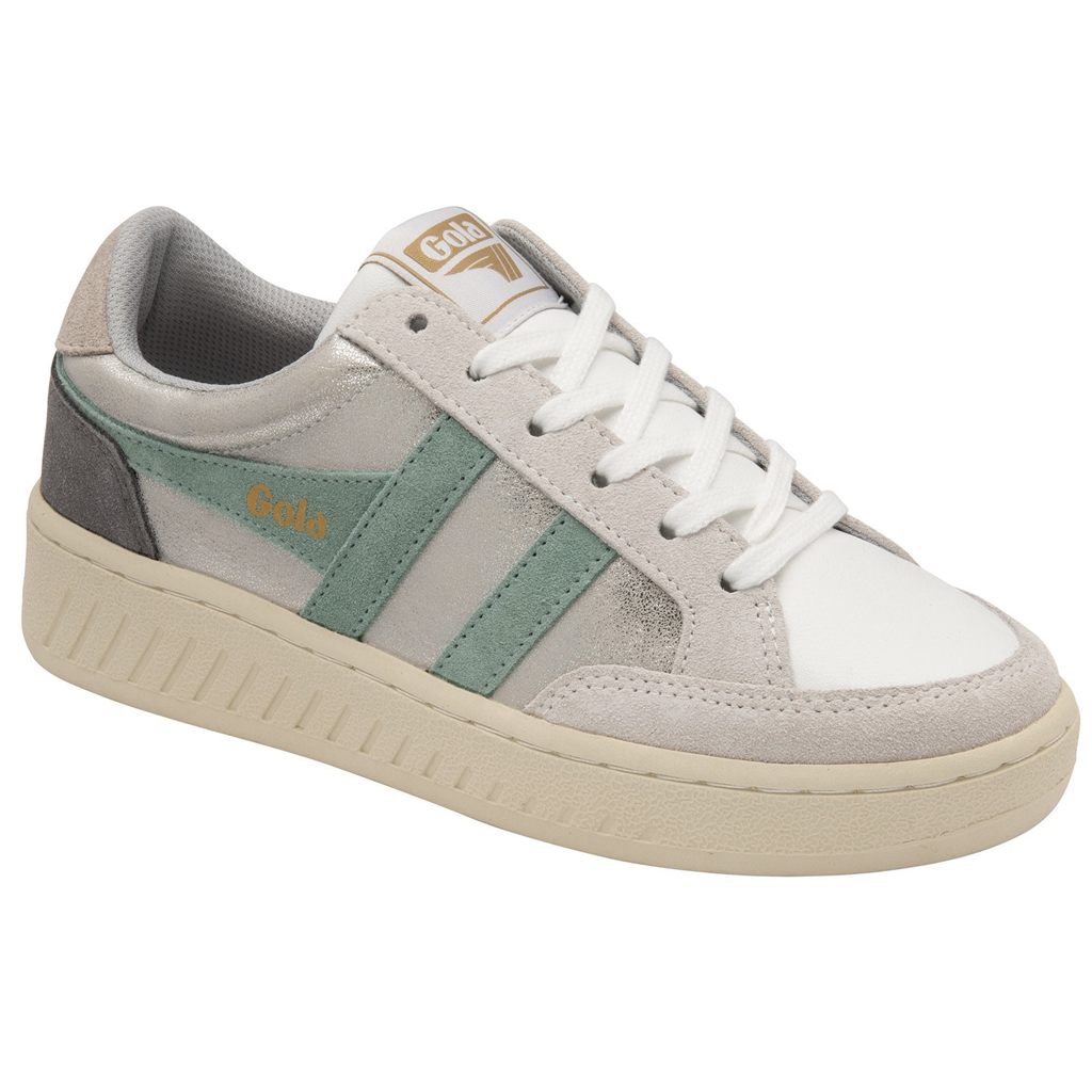 Gola Classics Superslam Blaze Sneakers Plateadas Verde Gris Colombia | 937KZIWCR