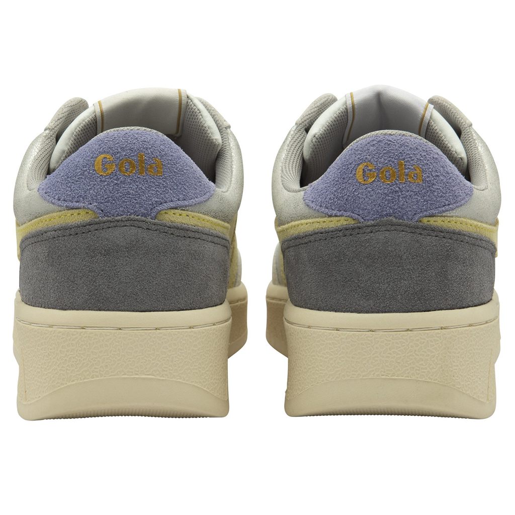 Gola Classics Superslam Blaze Sneakers Plateadas Limón Lavanda Colombia | 598JAELMZ