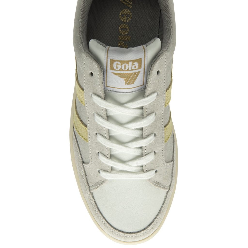 Gola Classics Superslam Blaze Sneakers Plateadas Limón Lavanda Colombia | 598JAELMZ