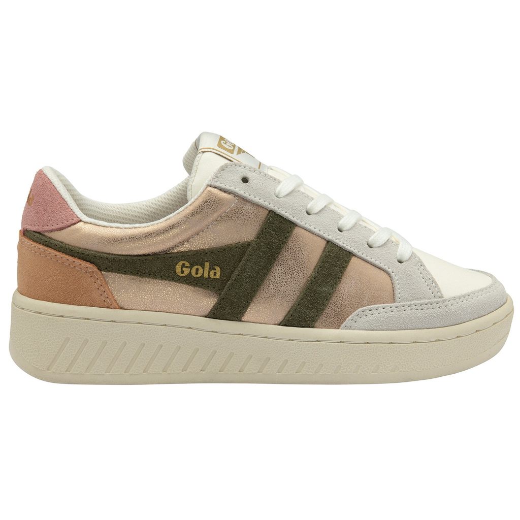 Gola Classics Superslam Blaze Sneakers Rosas Doradas Kaki Coral Rosas Colombia | 371DMYXPS