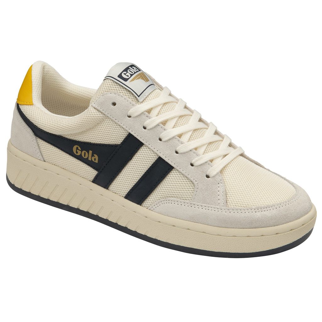 Gola Classics Superslam Mesh Sneakers Blancas Azul Marino Colombia | 105UAQTKY
