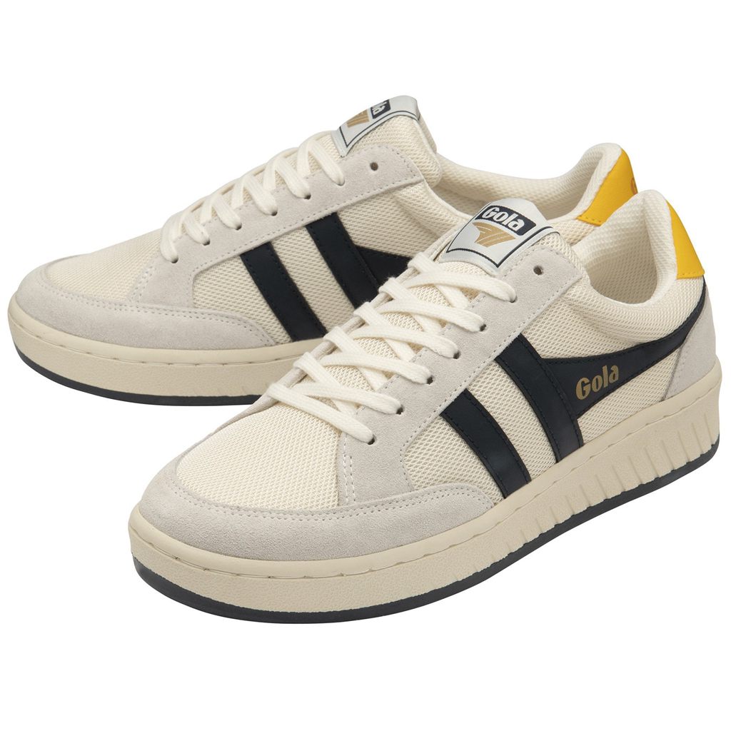 Gola Classics Superslam Mesh Sneakers Blancas Azul Marino Colombia | 105UAQTKY