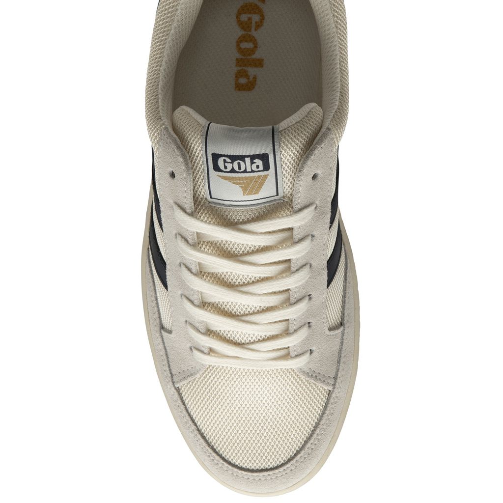 Gola Classics Superslam Mesh Sneakers Blancas Azul Marino Colombia | 105UAQTKY