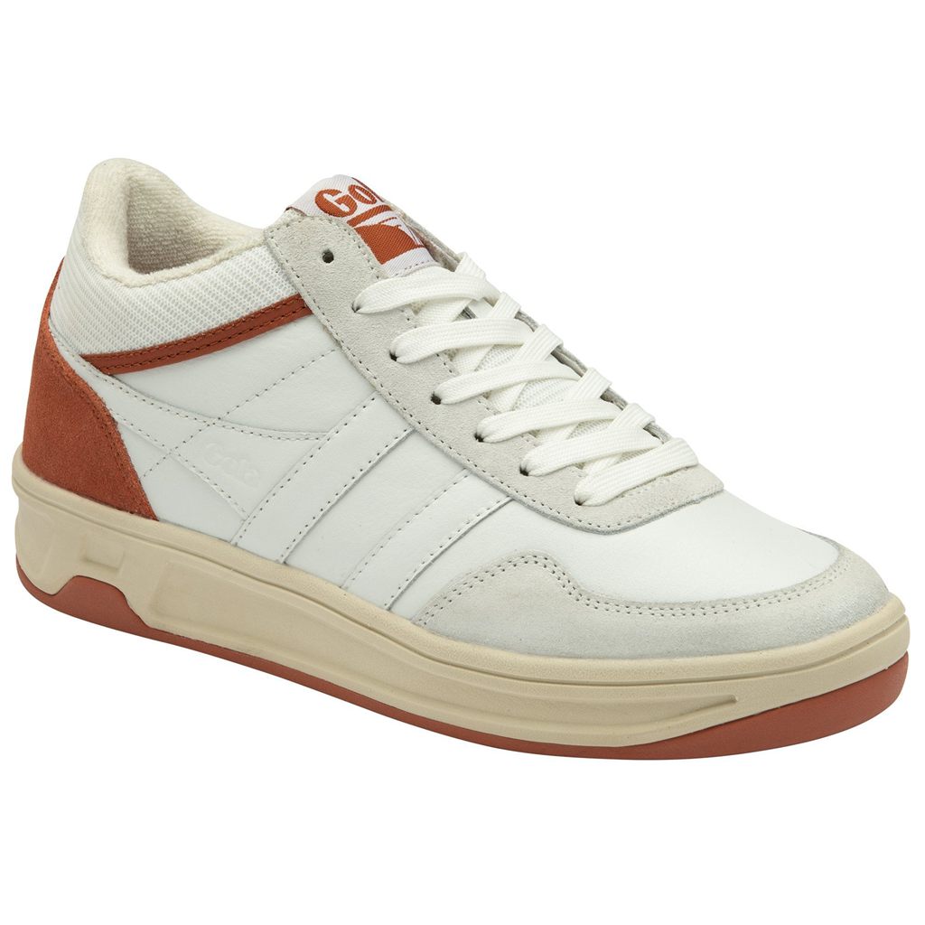 Gola Classics Swerve Sneakers Blancas Naranjas Colombia | 182GBMDSW